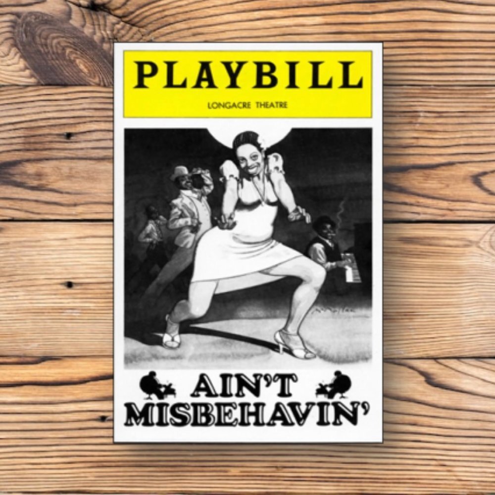 Ain't Misbehavin'‎ Playbill Broadway Musical Refrigerator Fridge Locker Magnet